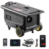 VEVOR Dyzelinis šildytuvas, 5–8 kW, DC 12 V/24 V, nešiojamas su Bluetooth programėle, nuotoliniu pultu ir LCD ekranu, 5 l