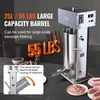 VEVOR Elektrinė dešrų kimštuvė, 25 l / 55 lb vertikali, 400 W, su pėdiniu jungikliu ir 5 antgaliais