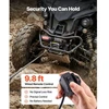 VEVOR Elektrinė gervė 1360 kg, 12 V DC ATV/UTV, plieno trosas 5 mm x 12 m, laidinis pultas