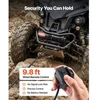 VEVOR Elektrinė gervė 1587 kg, 12 V DC ATV/UTV, su sintetine virve 5,5 mm x 10 m, laidinis valdymas