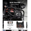 VEVOR Elektrinė gervė ATV/UTV, 2041 kg, 12 V, Ø6 mm x 12 m plieno trosas, belaidis ir laidinis valdymas