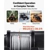 VEVOR Elektrinė gervė ATV/UTV, 2041 kg, 12 V, Ø6 mm x 12 m plieno trosas, belaidis ir laidinis valdymas