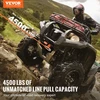 VEVOR Elektrinė gervė ATV/UTV, 2041,2kg, sintetinė virvė, vandeniui atspari, su nuotoliniu valdymu