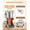 Koduva VEVOR elektrinė grūdų malūnėlė, 800g, 2100 W, nerūdijančio plieno, swing tipo