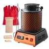 VEVOR Elektrinė lydymo krosnis, 1500 W, 2102 °F / 1150 °C, su 5kg keraminiu tigliu