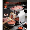 VEVOR Elektrinė mėsmalė, 3,2kg/min, #12, 850 W, metalo originali apdaila