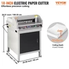 VEVOR Elektrinė popieriaus pjaustyklė 18" 450 mm, 450VS+, biurui