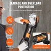 VEVOR Elektrinė sienų griovelių freza KC133, 2500 W, juoda ir oranžinė
