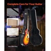 VEVOR Elektrinės gitaros kietas dėklas, 105 cm, su užraktu ir raktu, skirtas LES Paul gitaroms