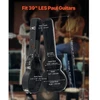 VEVOR Elektrinės gitaros kietas dėklas, 105 cm, su užraktu ir raktu, skirtas LES Paul gitaroms