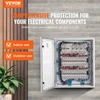 Koduva VEVOR elektrinės spintos korpusas NEMA, 60 x 50 x 23 cm, NEMA 4X, stiklo pluošto, IP66, su montavimo plokšte