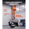 VEVOR Elektrinis grandininis keltuvas 2000 kg, 6 m, trifazis, su 100 m belaide nuotolinio valdymo pultu