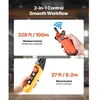 VEVOR Elektrinis grandininis keltuvas, 5000 kg, 9,1 m, 3 fazių, belaidis ir laidinis nuotolinis valdymas