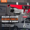 Koduva VEVOR elektrinis keltuvas, 250 kg keliamoji galia, 510 W, 220 V, 12 m vienos troso kėlimo aukštis