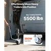 VEVOR Elektrinis priekabos manevravimo vežimėlis, 2,5 t, 380 W, 12 V, 7 m/min, reguliuojamas 31–63 cm