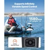 VEVOR Elektrinis trollinginis variklis, 55 lbs trauka, GPS, 10 greičių, 36 colių velenas