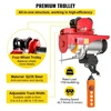 Koduva VEVOR elektrinis trosinis keltuvas 800 kg / 1700 lb, 1300 W, 12 m, modelis PA800