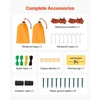 Koduva VEVOR elektrinis tvoros tinklas, 1,06 x 49,98 m, PE, su stulpais ir dvišakiais kuolais