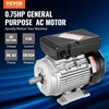 Koduva VEVOR elektrinis variklis 0,55 kW, 1400 aps./min, AC 220–240 V, 4,5 A, 80 rėmas, B3, 19 mm velenas