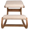 VEVOR Ergonomiška klūpima kėdė, balta, 100 kg