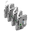 VEVOR Etikečių juosta, 4 vnt., 12 mm, juoda ant baltos, suderinama su Brother P-Touch