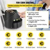 VEVOR Euro monetų skaičiavimo ir rūšiavimo aparatas, 500–1000 monetų, automatinis, 300 monetų/min, 8 stalčiai