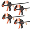Koduva VEVOR F formos spaustuvai, 4 vnt., 30 cm ir 15 cm, oranžinė / juoda
