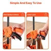 VEVOR F spaustuvai medienos darbams, 2 vnt., 30 cm, oranžinė / juoda