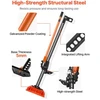 VEVOR Farm jack su pagrindu, 152,5 cm, 3,18 t, 130,1–1380 mm kėlimo diapazonas
