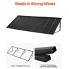 VEVOR Fiksuotas metalinis stogelis 104 x 36 in, lango ir durų stogelis su plieniniu rėmu