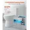 VEVOR FLO900 macerator pumpa, 900 W, 180 l/min, 12 m, 4 vandens įvadai