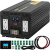 Koduva VEVOR galios keitiklis, modifikuota sinusoidė, 5000W, DC 12V į AC 110V, LCD