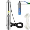 VEVOR Giluminis panardinamas siurblys 750 W, 230 V/50 Hz, 100 l/min, 66 m, nerūdijantis plienas