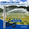 VEVOR Giluminis panardinamasis siurblys 1100 W 230 V, 7.1 m³/h, 105 m, 19.4 m kabelis, nerūdijantis plienas