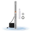 VEVOR Giluminis siurblys 1100 W, 230 V, 100 l/min, 75 m, nerūdijantis plienas, 20 m laidas