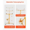Koduva VEVOR gipso kartono keltuvas, 4877 mm, 68 kg, su teleskopine svirtimi ir užrakinamais ratukais, geltonas