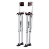 Koduva VEVOR gipso kartono stilts, reguliuojami 91,4–127 cm aliumininiai su apsauginiais kelių įtvarais, sidabriniai