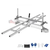 VEVOR Grandininio pjūklo lentpjūvės ir kreipiamojo bėgio sistema, aliuminis, sidabrinė, 36-91 cm, 2,74 m