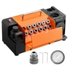 Koduva VEVOR grąžtų galąstuvas MR-13D, 3–13 mm, 4600 aps./min., su 11 įvorėmis ir CBN disku