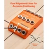 Koduva VEVOR gręžimo kreiptuvas, 30/45/90° kampas, 4 dydžiai, nešiojamas tikslus gręžimo šablonas