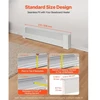VEVOR Grindinio šildytuvo dangtis, Basic Series, 916 mm, baltas
