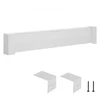 VEVOR Grindjuostinio šildytuvo dangtis, Basic Series, 1211 mm, baltas