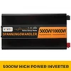 Koduva VEVOR grynos sinusoidės galios keitiklis 5000 W 24 V DC į 230 V AC, 50 Hz, pikinė galia 10000 W