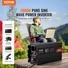 Koduva VEVOR grynos sinusoidės keitiklis, 2000 W, DC 12 V į AC 230 V, SGPE-2000W