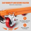 Koduva VEVOR hidraulinis kėlimo stalas vežimėlis, 230 kg, 720 mm, vieno žirklinio tipo, oranžinis