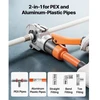 Koduva VEVOR hidraulinis vamzdžių užspaudimo įrankis PEX ir aliuminio-plastiko vamzdžių jungiamosioms detalėms, U16 U20 U25 U32 žandikauliai, lagaminas