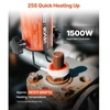 VEVOR Indukcinis kaitintuvas varžtų nuėmimui, 1500 W 230 V, nešiojamas komplektas
