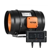 Koduva VEVOR inline ortakinis ventiliatorius, 203,2 mm, 807 CFM, su temperatūros ir drėgmės valdikliu