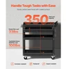 Koduva VEVOR įrankių vežimėlis, 4 aukštų, juodas, 160 kg, T271401