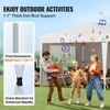 VEVOR Iššokanti pavėsinė, 5,9 x 2,96 m, su 3 šoninėmis sienelėmis ir 2 vėdinamais langais